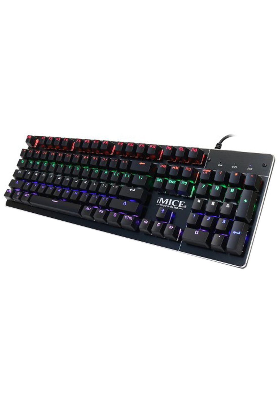 Kit Gamer Teclado + Mouse RGB Colores-2