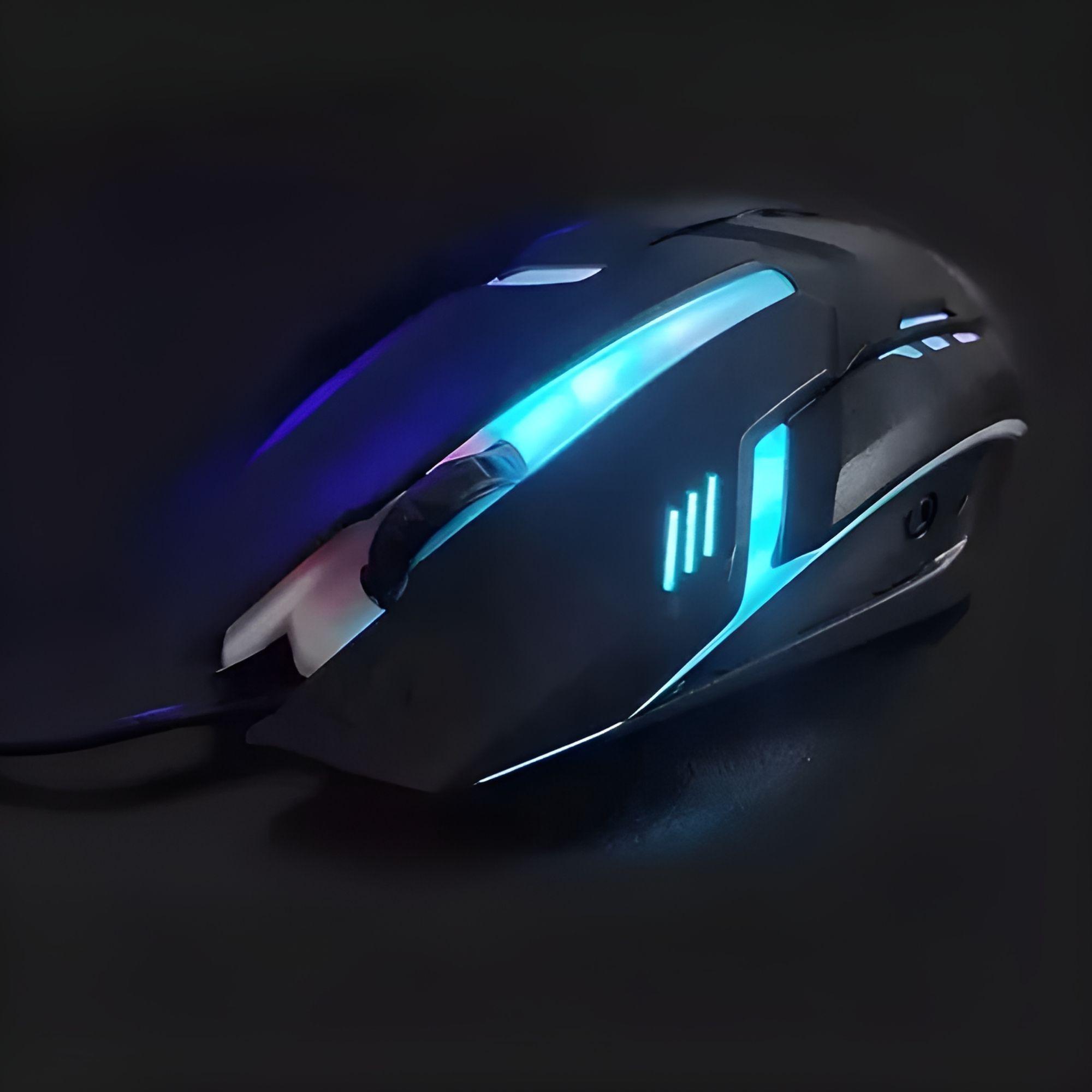 Kit Gamer Teclado + Mouse RGB Colores-5