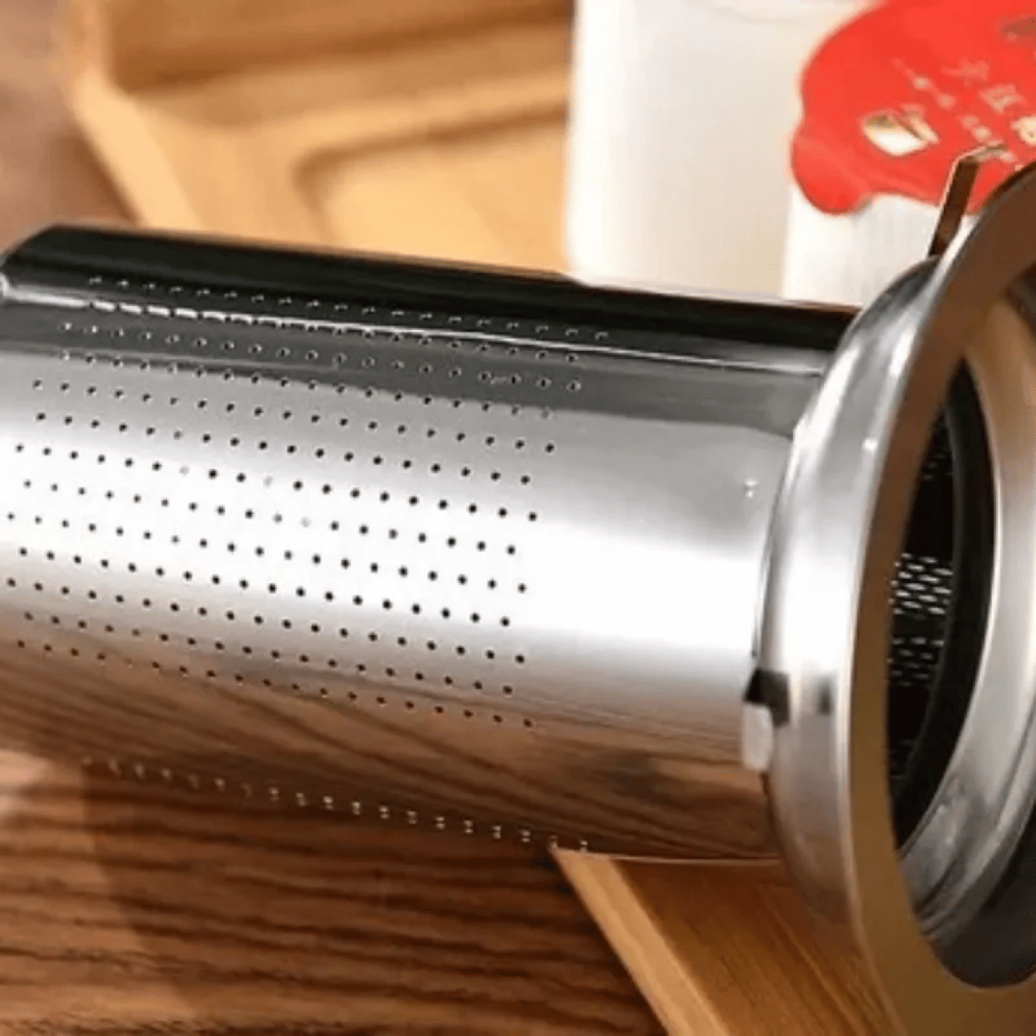 Tetera Te Infusiones Vidrio Filtro Acero Inoxidable 750 ML Transparente-4