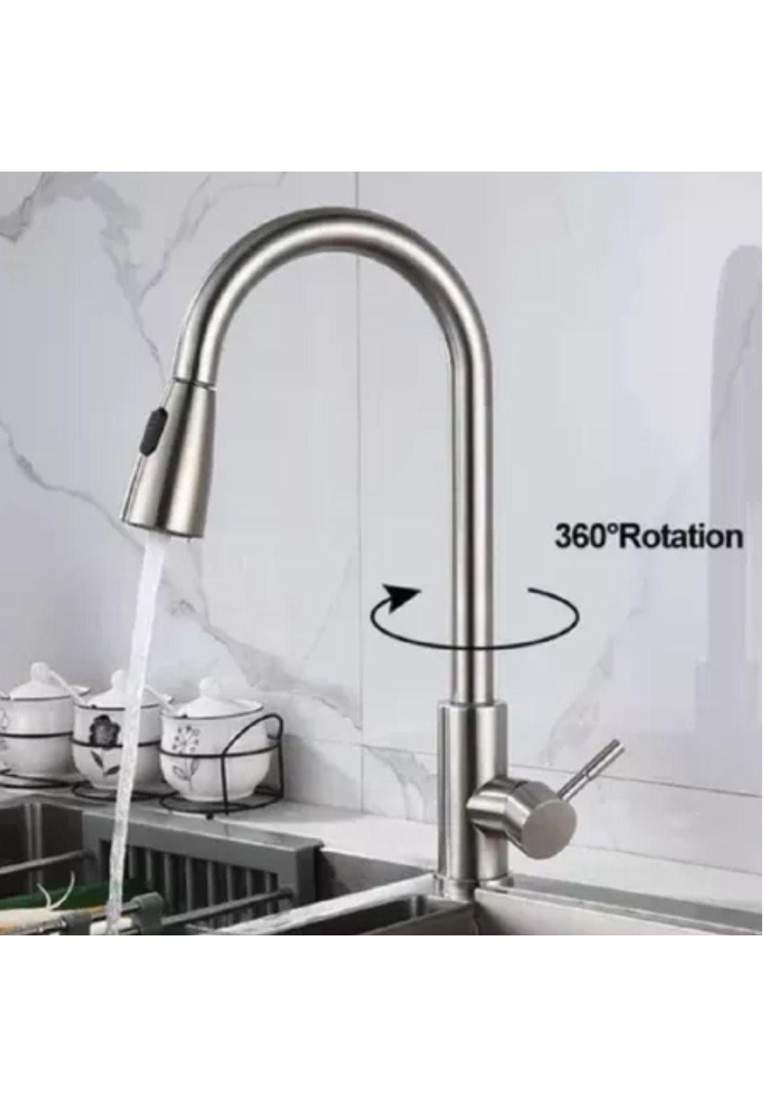 Llave Monomando Lavaplatos Extensible Profesional-3