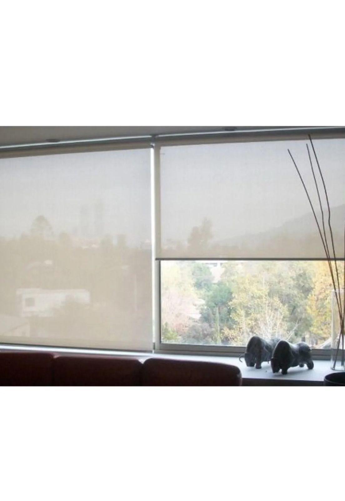Cortina Roller Rustica Deluxe 100x200 CM Beige-3