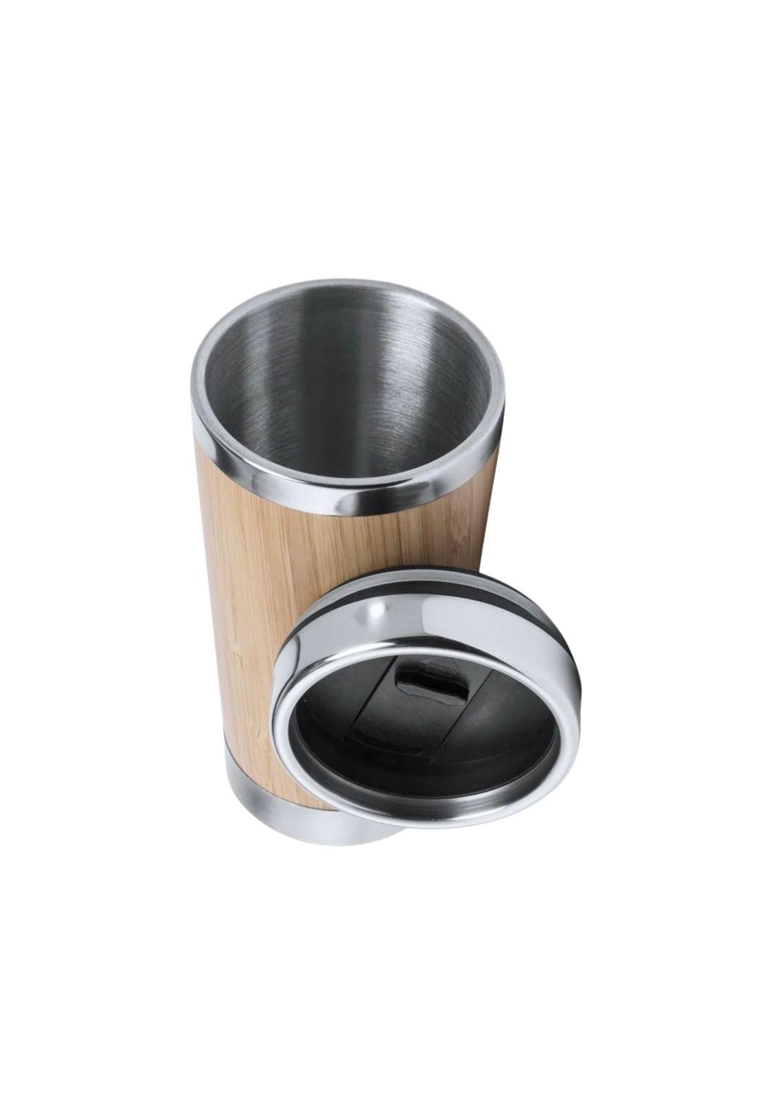 Vaso MUG Tapa Acero Bambú Ariston 500 ML-5