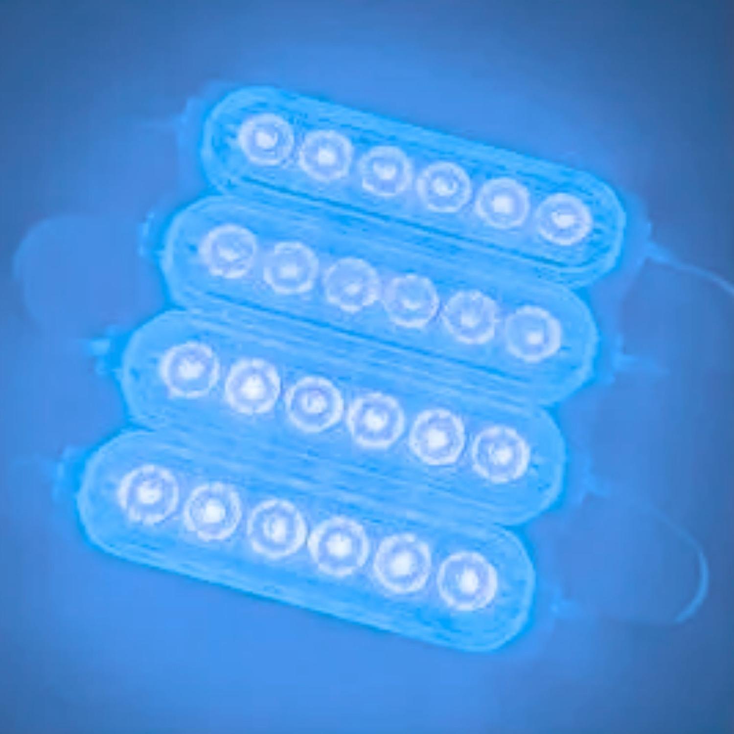 Tira Placa Luz LED Adhesiva 3 MTS 1,5 Watt Azul-2