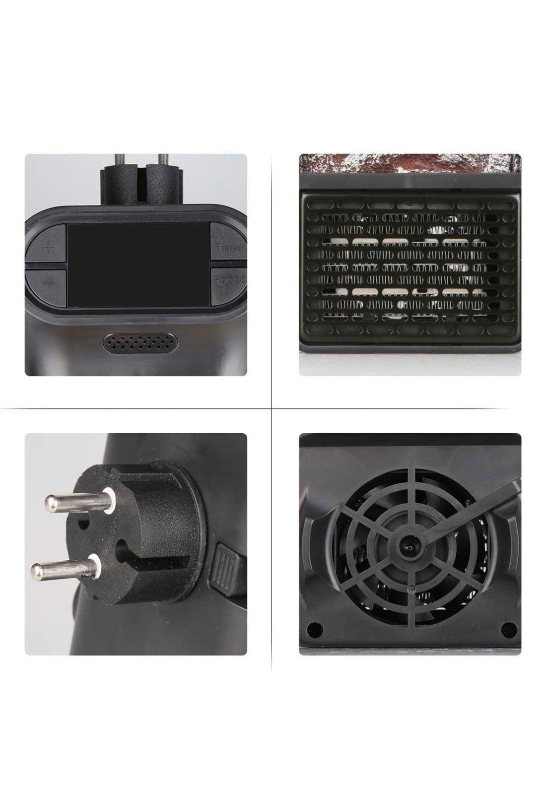 Calefactor Eléctrico Portátil 1000 Watt Control Remoto-3