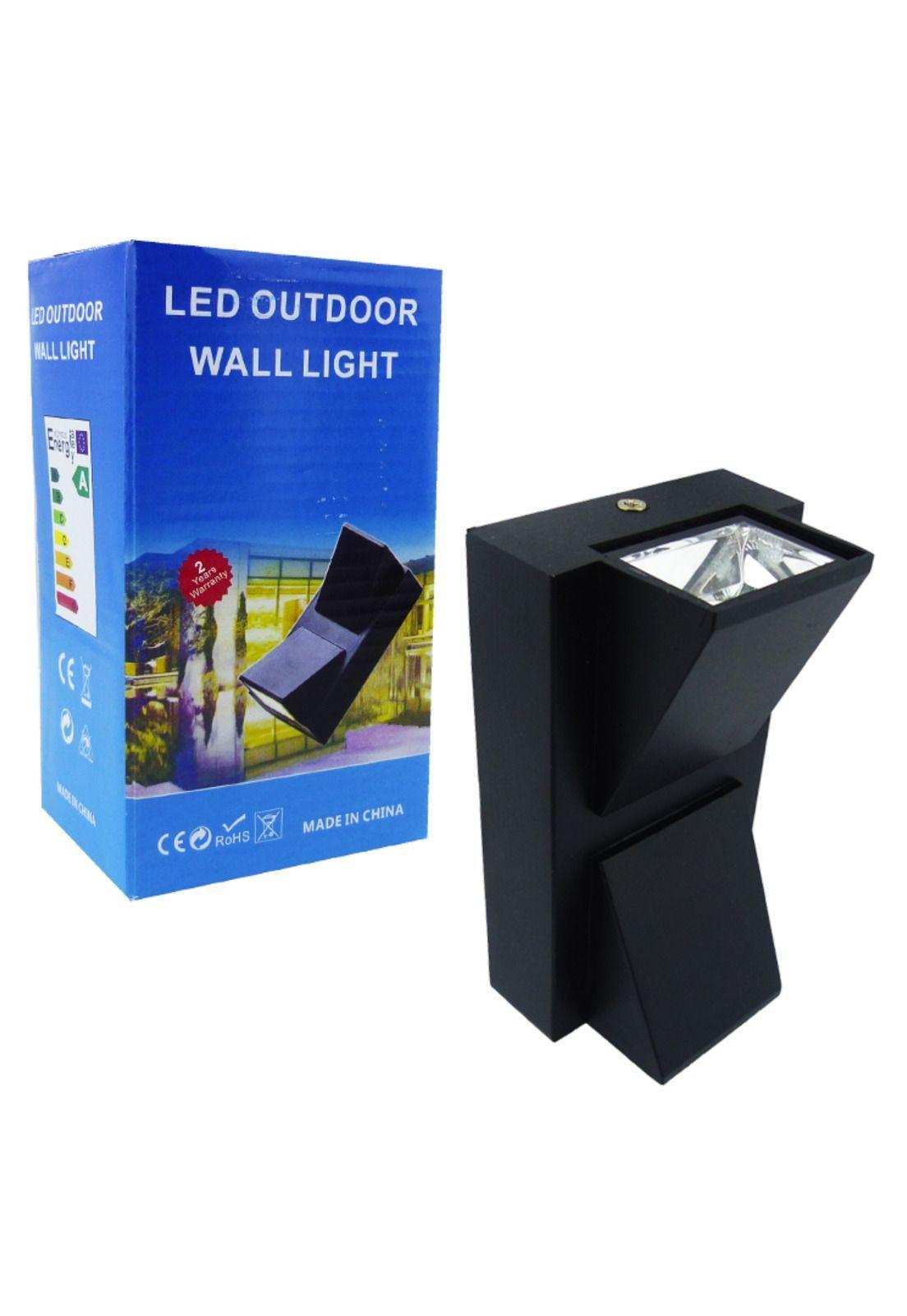 Aplique 2 LED COB Decorativo Aluminio Muro-2
