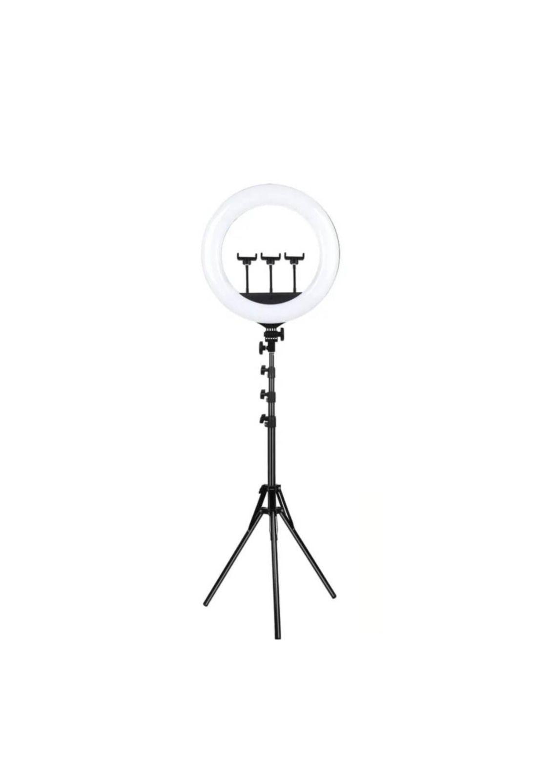 Aro Luz Profesional Gigante 45 CM 3 Soportes Trípode 2.10-1