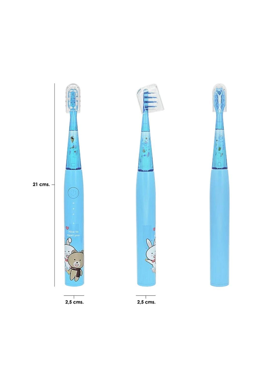Cepillo Dientes Eléctrico Niños 1 Watt Celeste-2