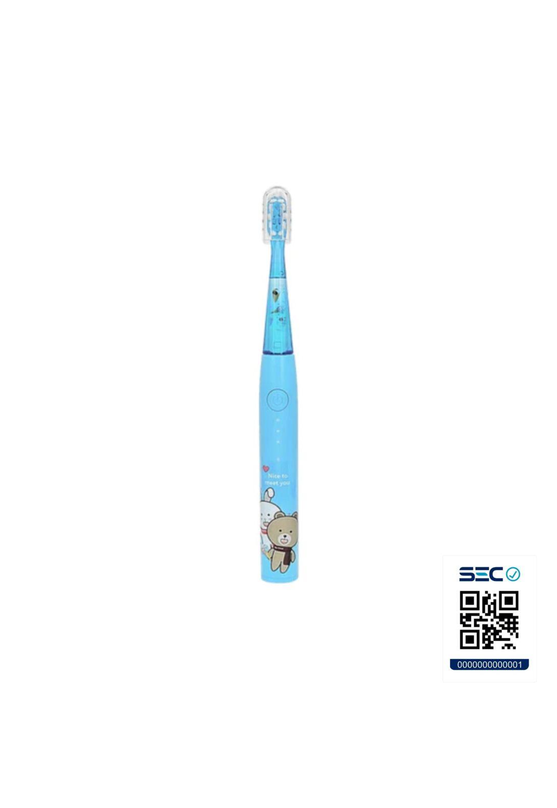 Cepillo Dientes Eléctrico Niños 1 Watt Celeste-4