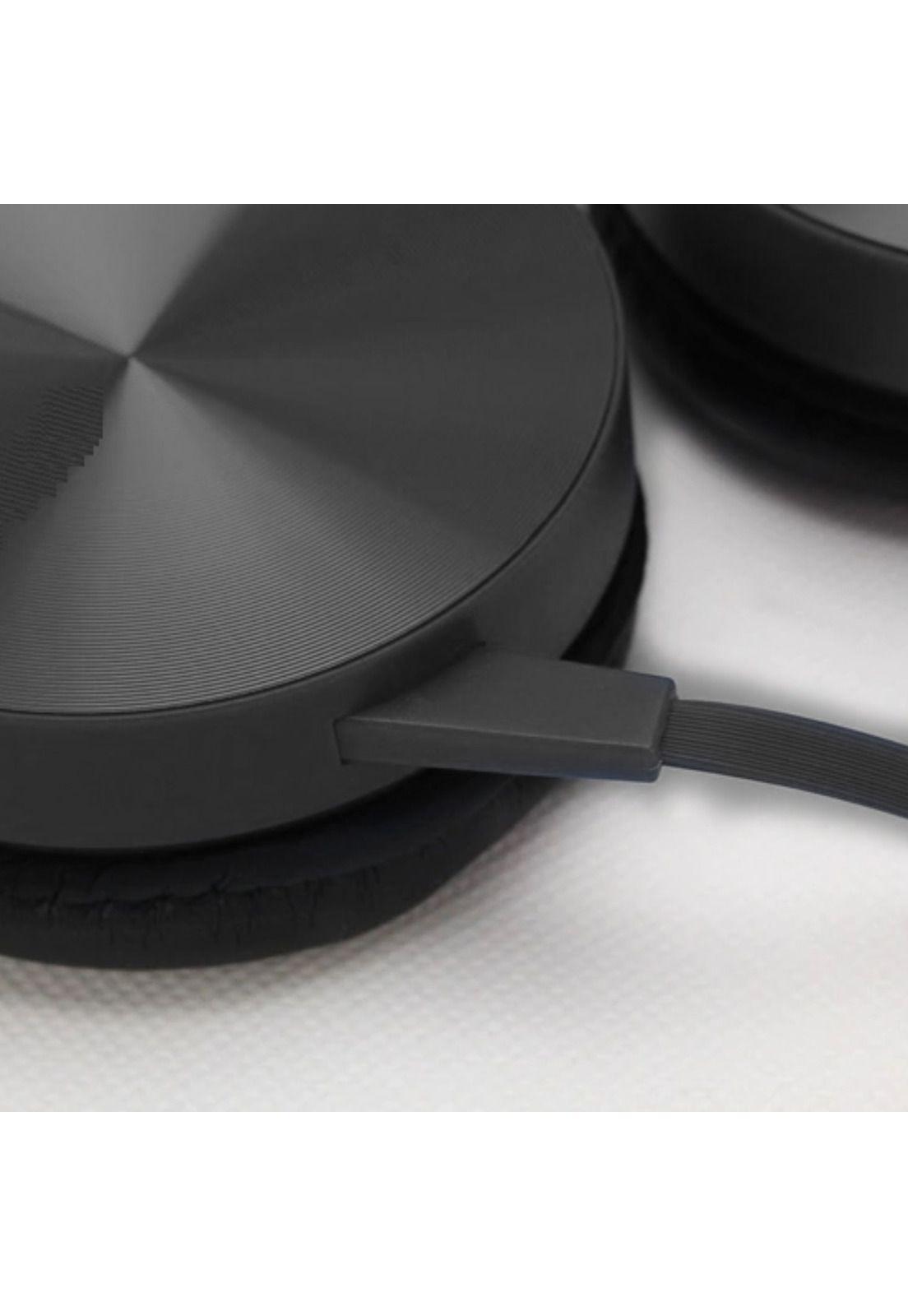 Audífono Extra Bass Micrófono 3.5 MM Plug Estéreo Negro-3