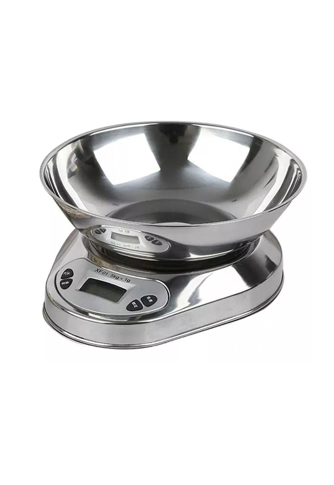 Pesa Cocina Acero Inoxidable 1 GR a 5 KG + Bowl Capacidad 500 GR-2