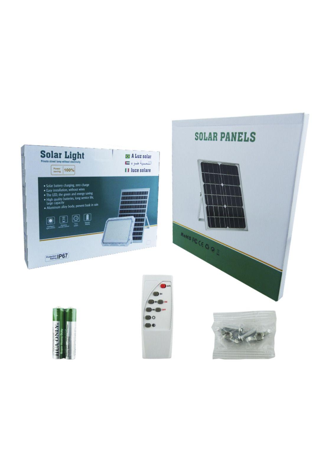 Proyector Solar LED 600 Watt 825 LED Panel Solar Control Remoto-4