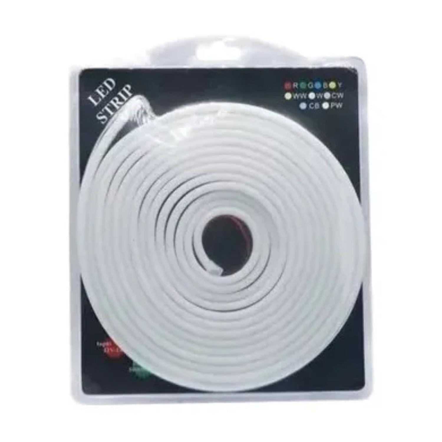 Tira Luz Neon LED Flexible 5 MTS Rojo-1