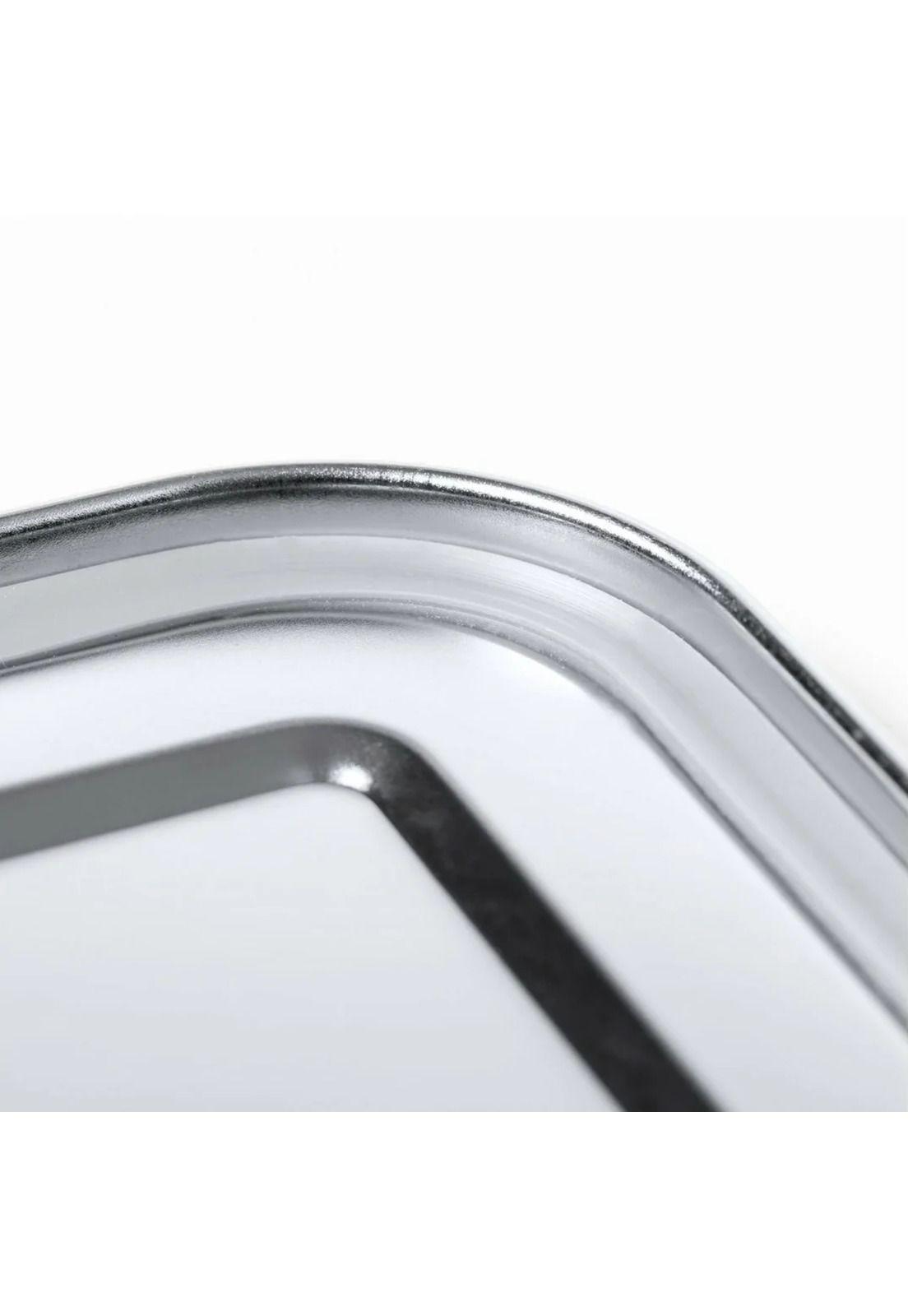 Contenedor Tupper Hermético Acero Inox. Azul Shonka 750 ML-4