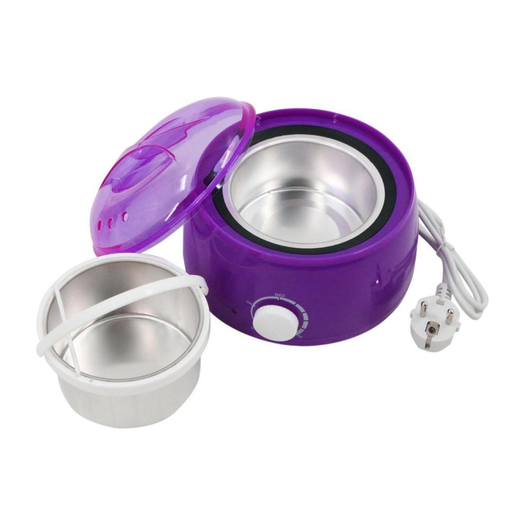 Calentador Cera Depilatoria Eléctrico Morado-2