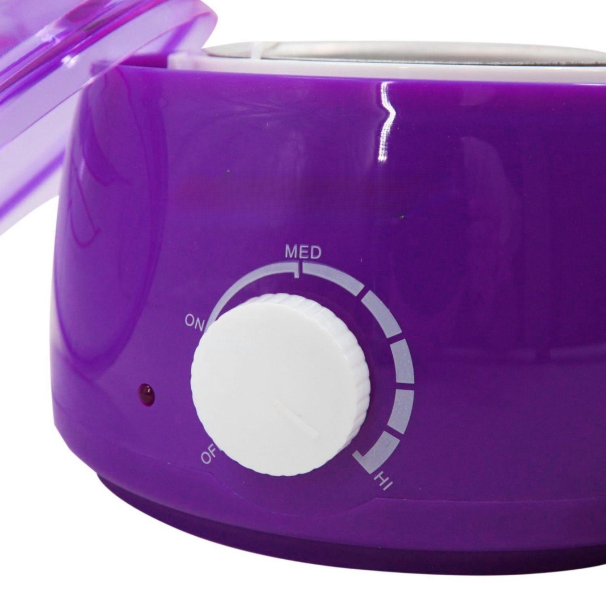 Calentador Cera Depilatoria Eléctrico Morado-3