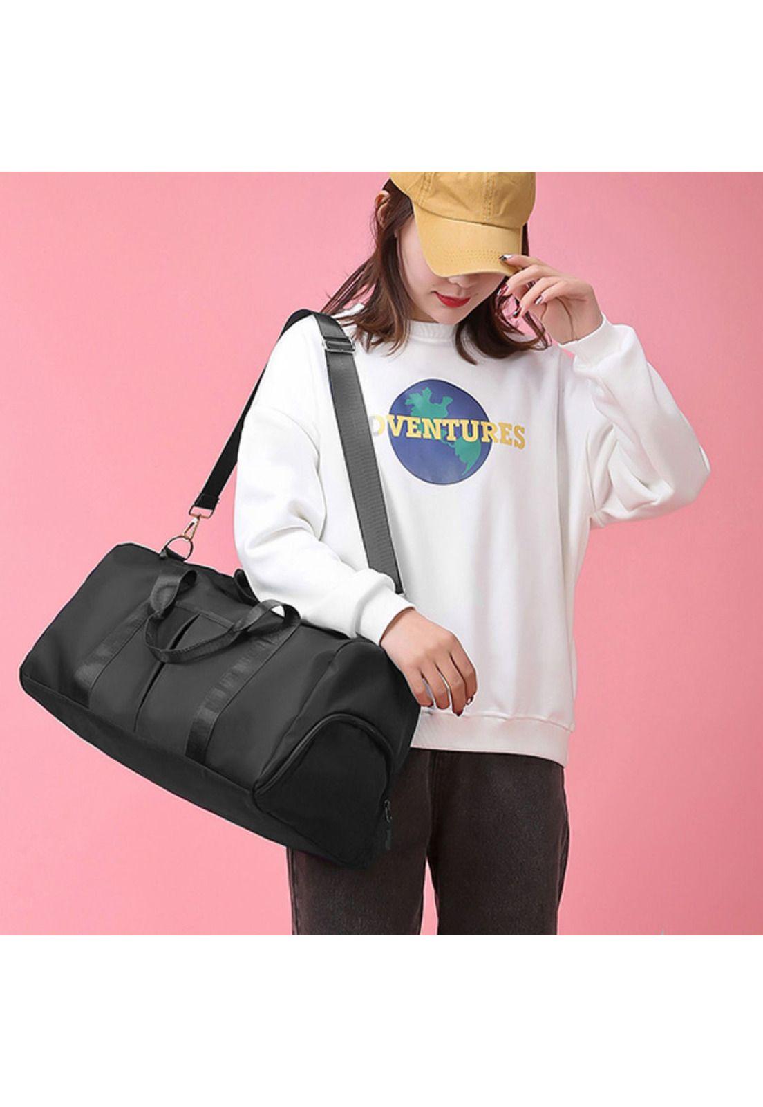 Bolso Duffel Viaje Deportivo Gimnasio Fitness 35 LT Negro-3