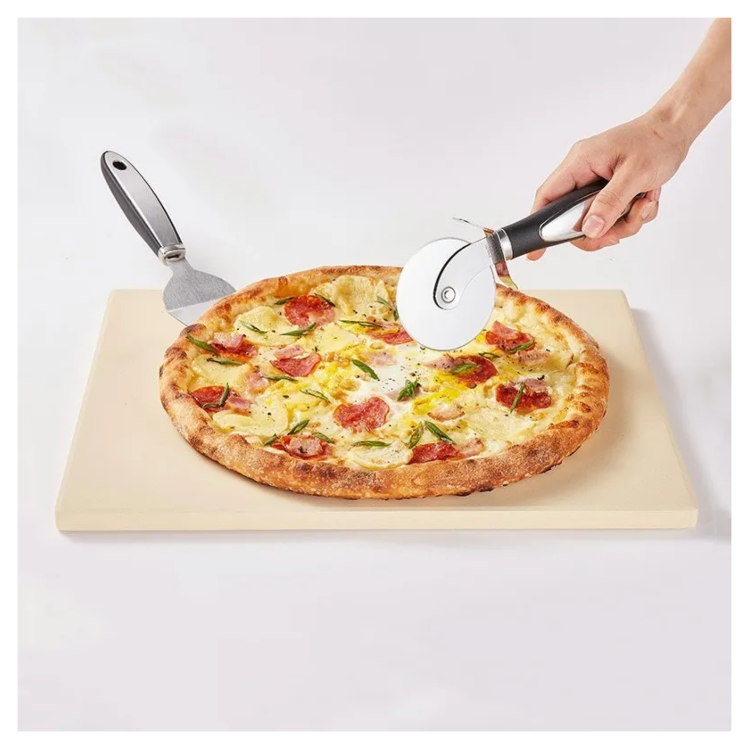 Piedra Horno Pizza 38x30 CM-3