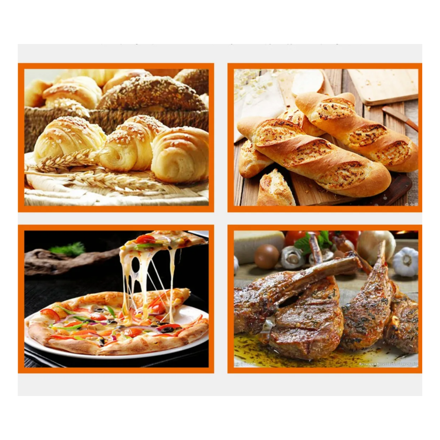 Piedra Horno Pizza 38x30 CM-4