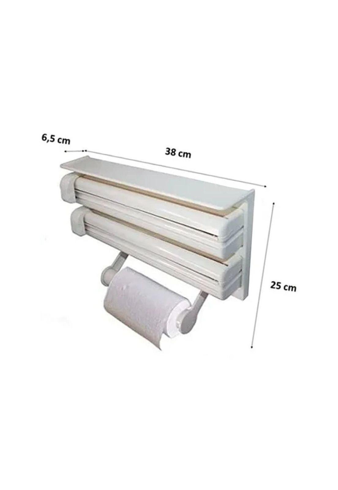 Dispensador Multifuncional Triple Cocina Film Papel-2