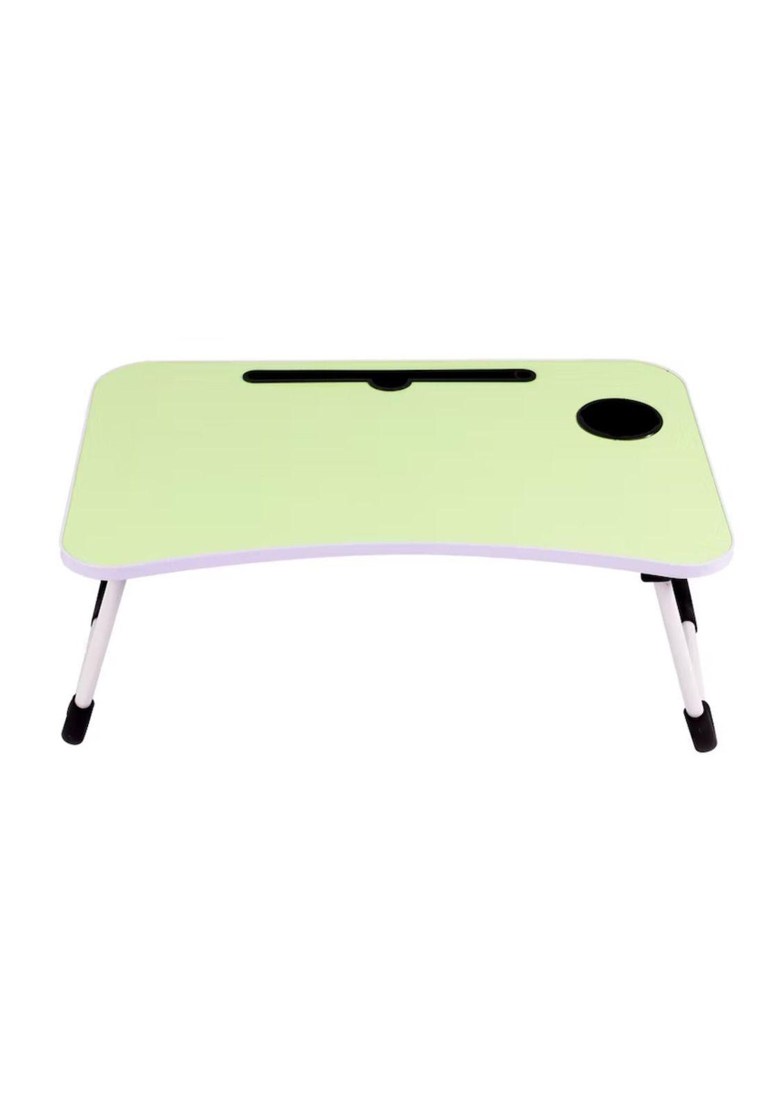 Bandeja Mesa Madera Notebook Posa Vaso Verde-1