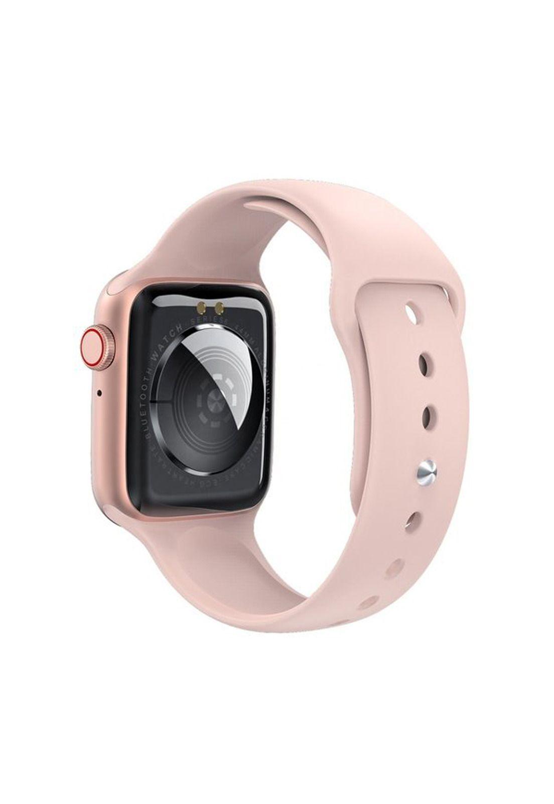 Reloj Inteligente W26+ Smartwatch Bluetooth Rosado-4