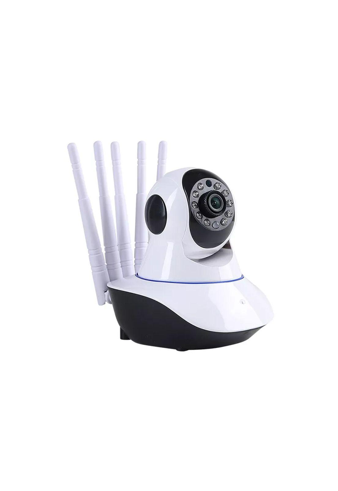 Cámara Seguridad IP Wifi 5 Antenas 360° Blanca-2