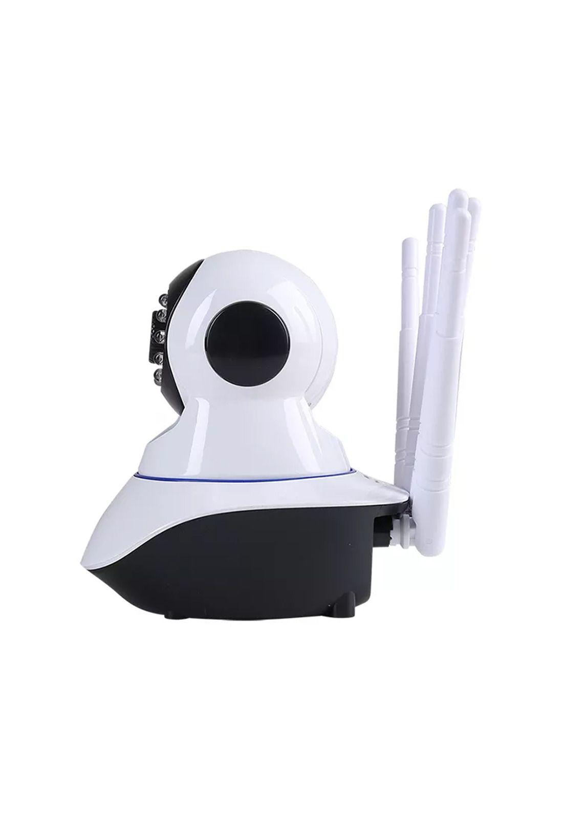 Cámara Seguridad IP Wifi 5 Antenas 360° Blanca-3