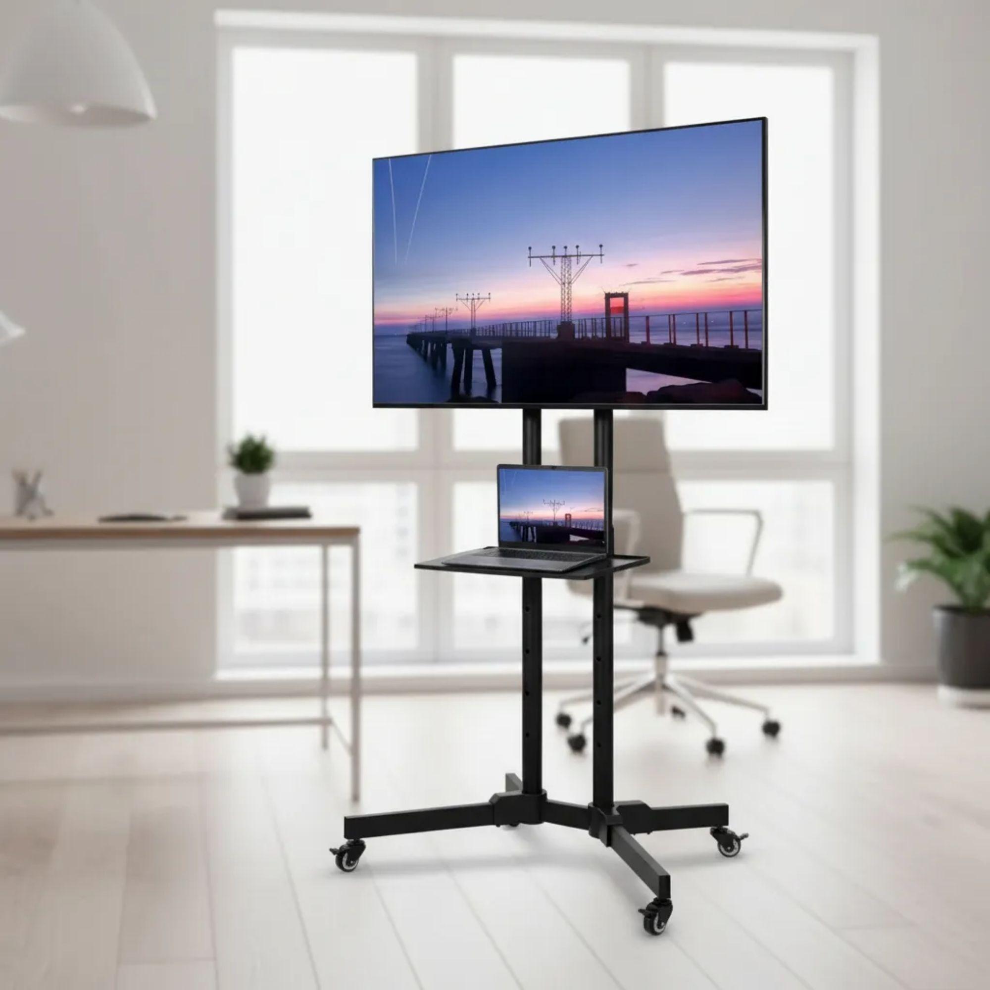 Soporte TV Móvil Ruedas Inclinación Regulación 32 a 70-4