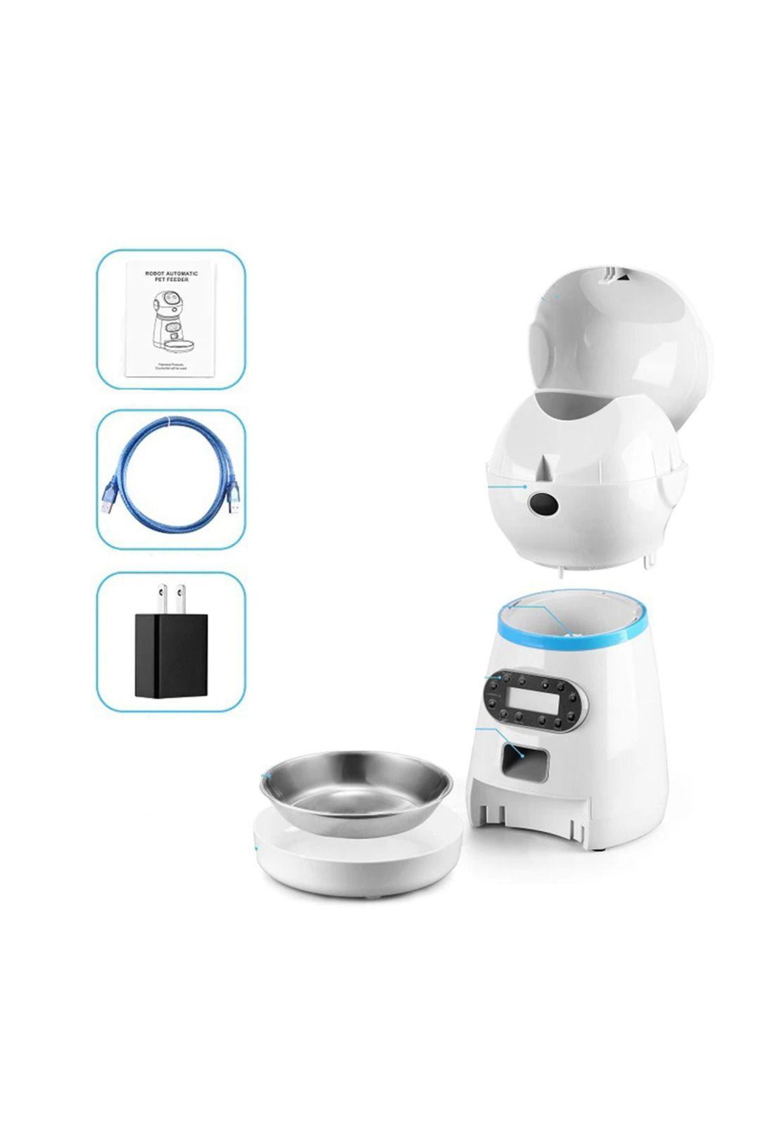 Robot Dispensador Automático Alimentos Mascotas-4