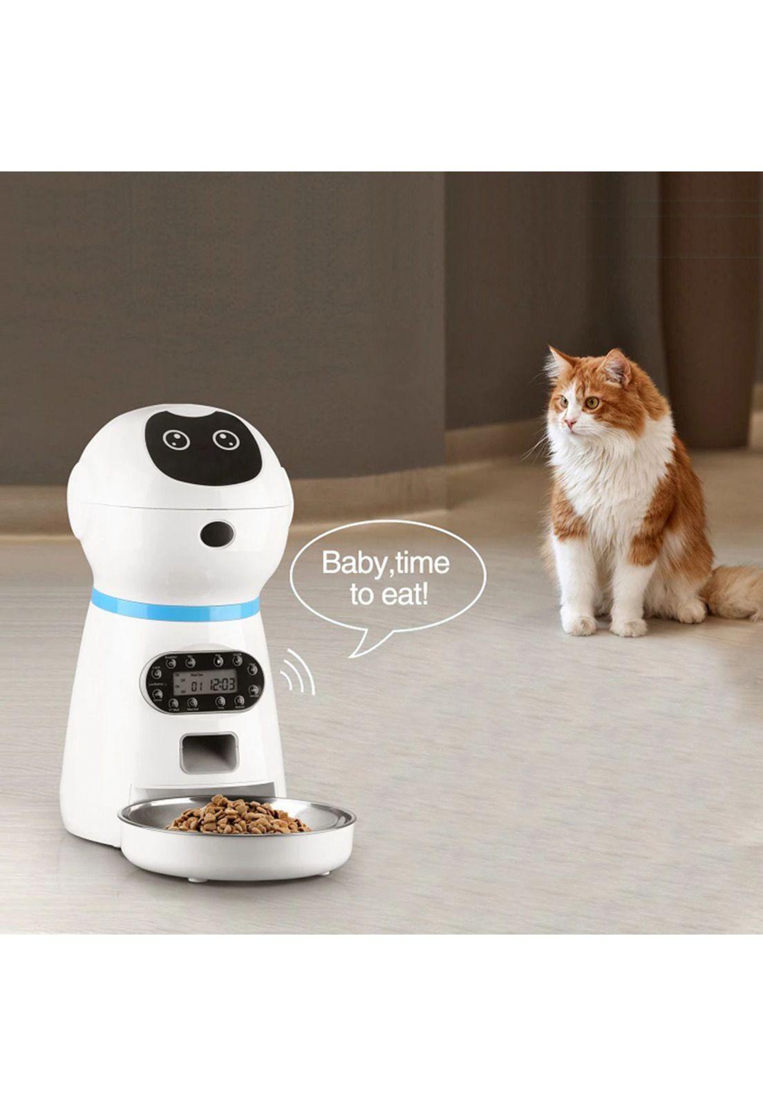 Robot Dispensador Automático Alimentos Mascotas-5