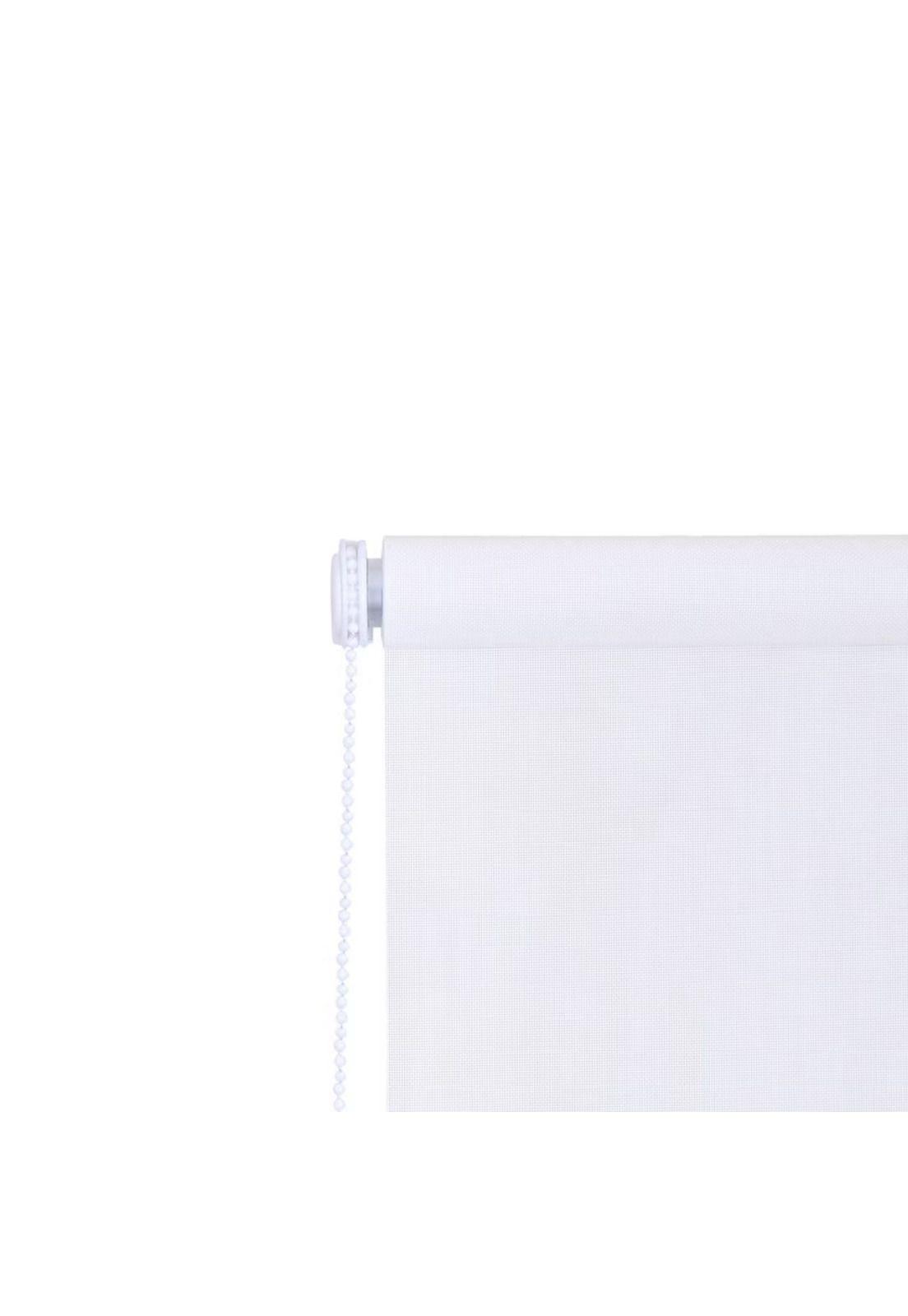 Cortina Roller Tejido Sunscreen Blanco 130x240 CM-2
