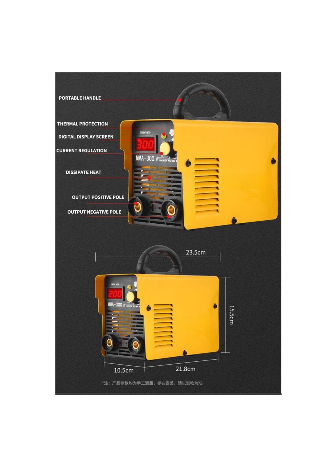 Maquina Soldar Soldadora 200 AMP Ultra Portátil-4