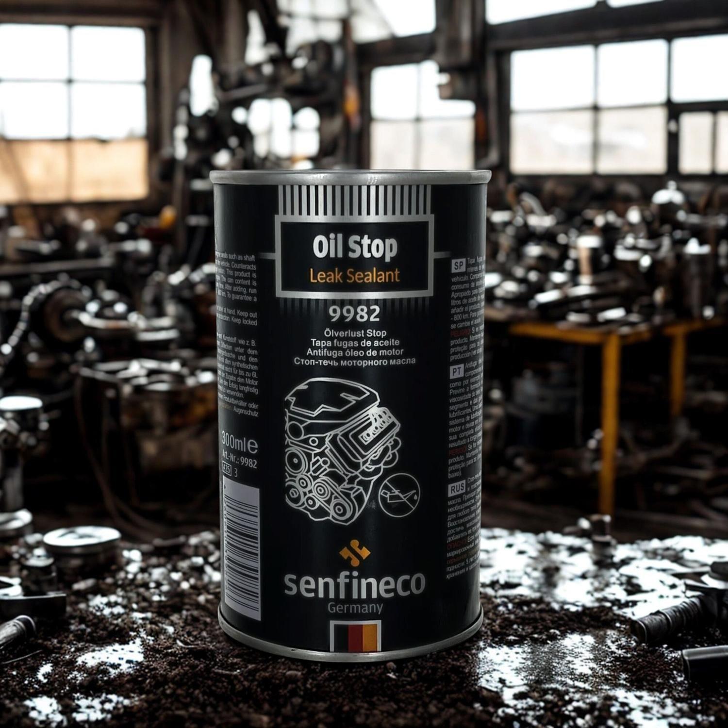 Sellador Tapador Fuga Aceite Goma Motor Oil Stop 300 ML-4