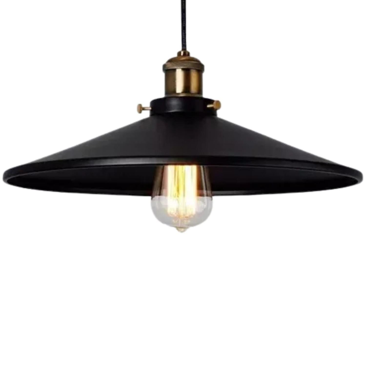 Pack 2 Lámpara Colgante Vintage Tipo Campana 60 Watt-2