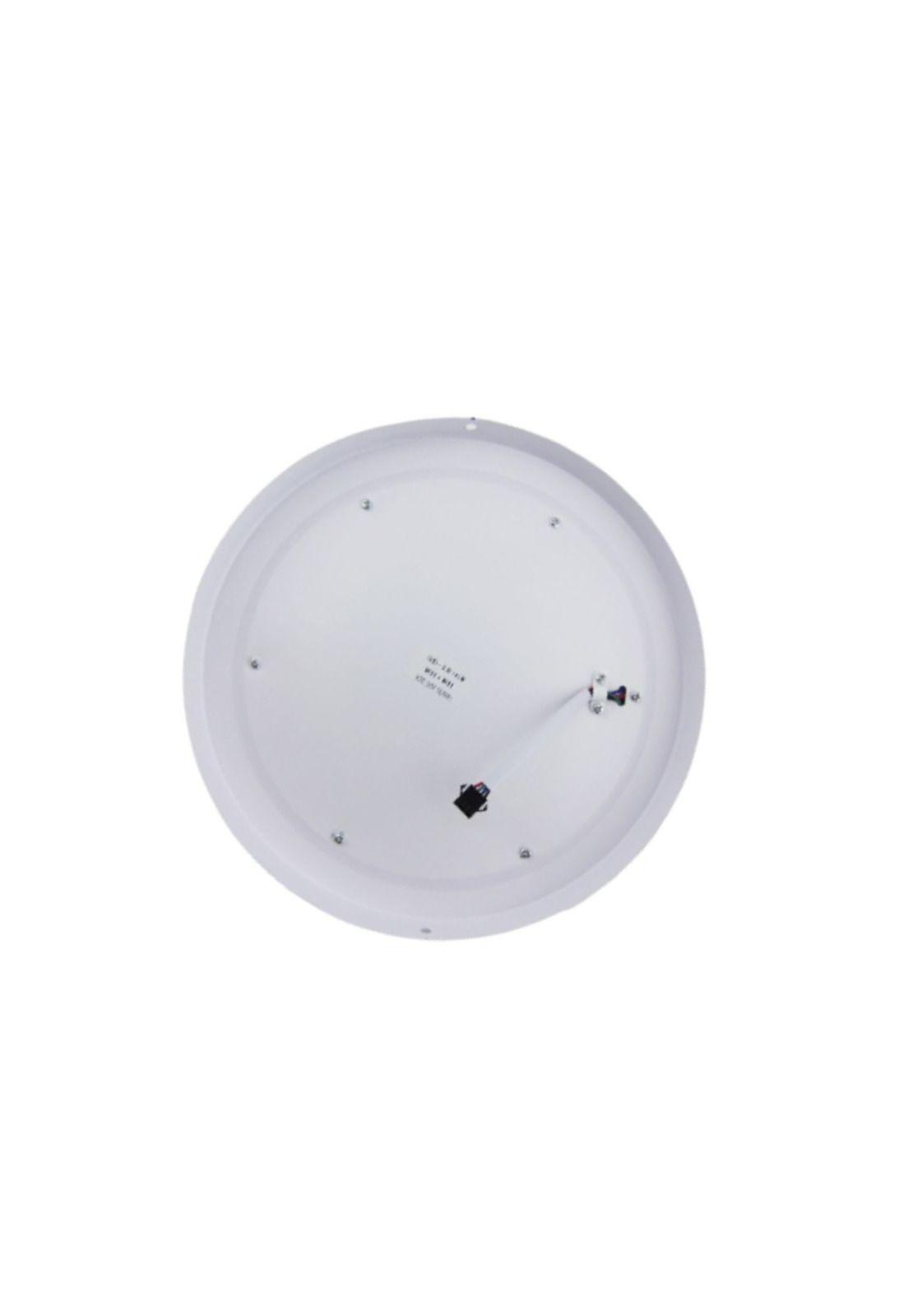 Foco LED Panel 18+6 Watt Dúo Luz Centro Aro Borde Blanco Sobrepuesto-2
