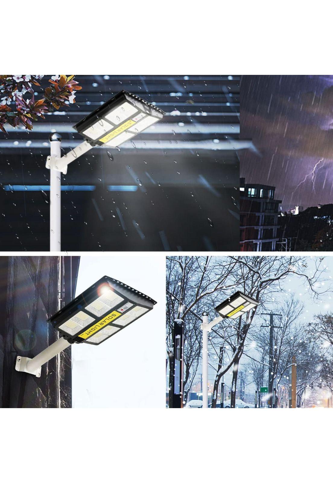 Foco Solar Poste 1000 Watt Sensor Movimiento-4