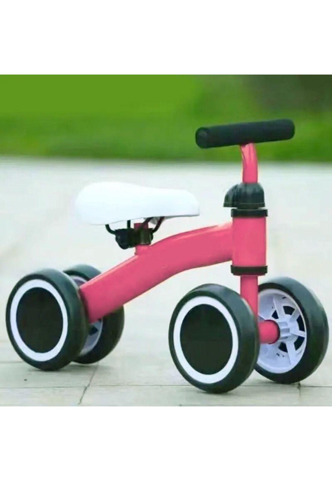 Mini Triciclo Equilibrio Aprendizaje Infantil Rosado-4