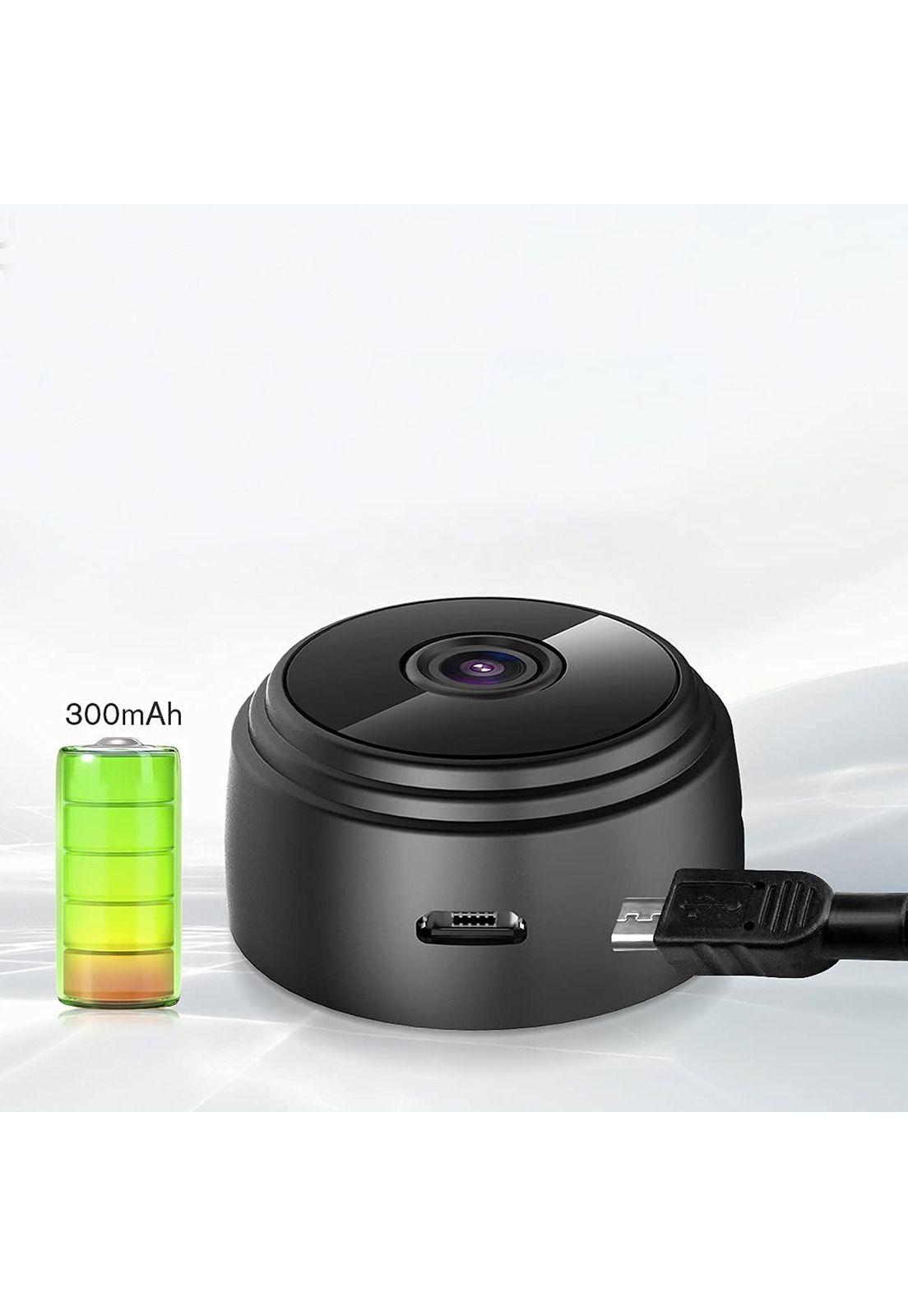 Mini Cámara Seguridad Wifi HD Visión Nocturna Recargable-5