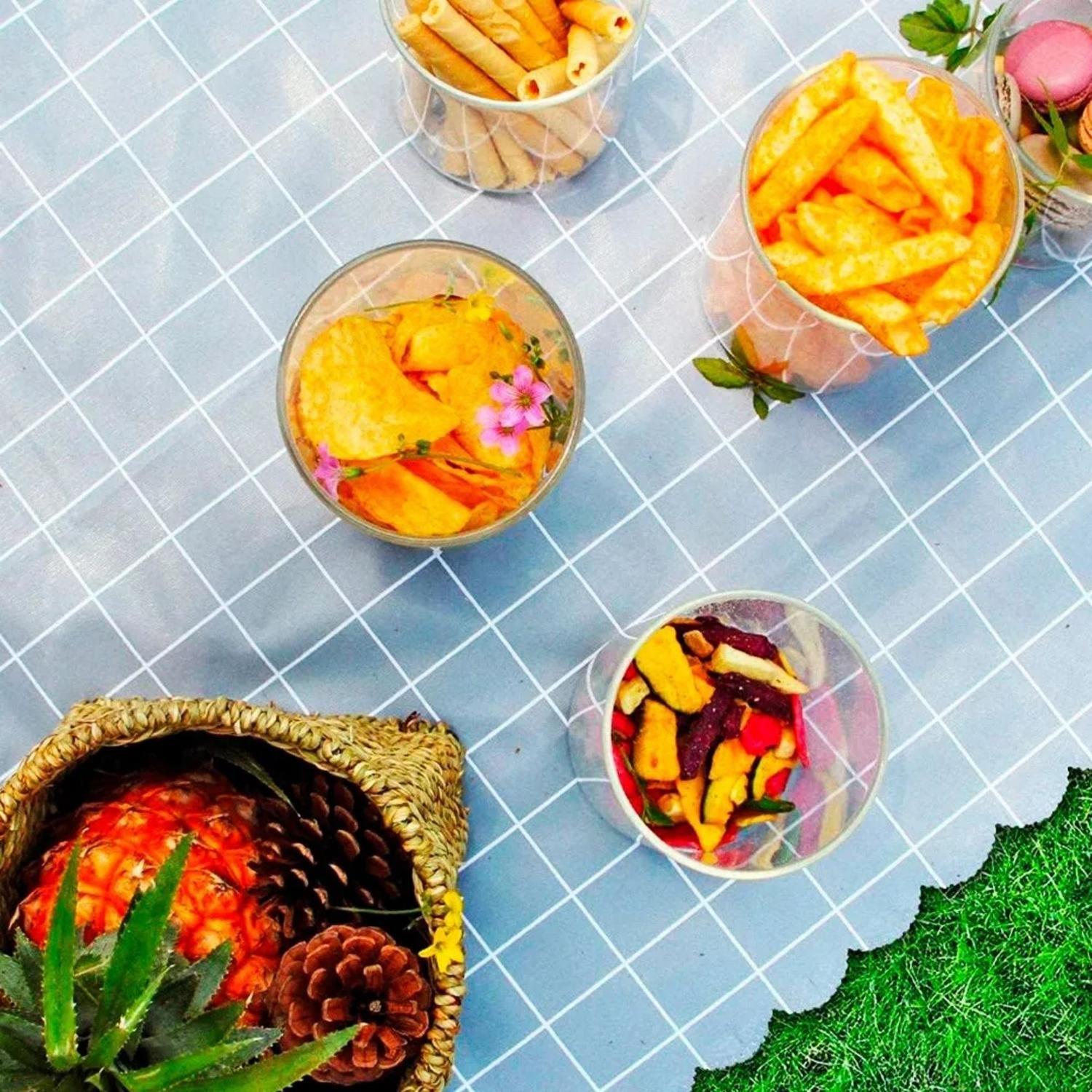 Set 5 Contenedor Hermético Despensa Vidrio Tapa Bambú 210 Etiquetas Blanco-3