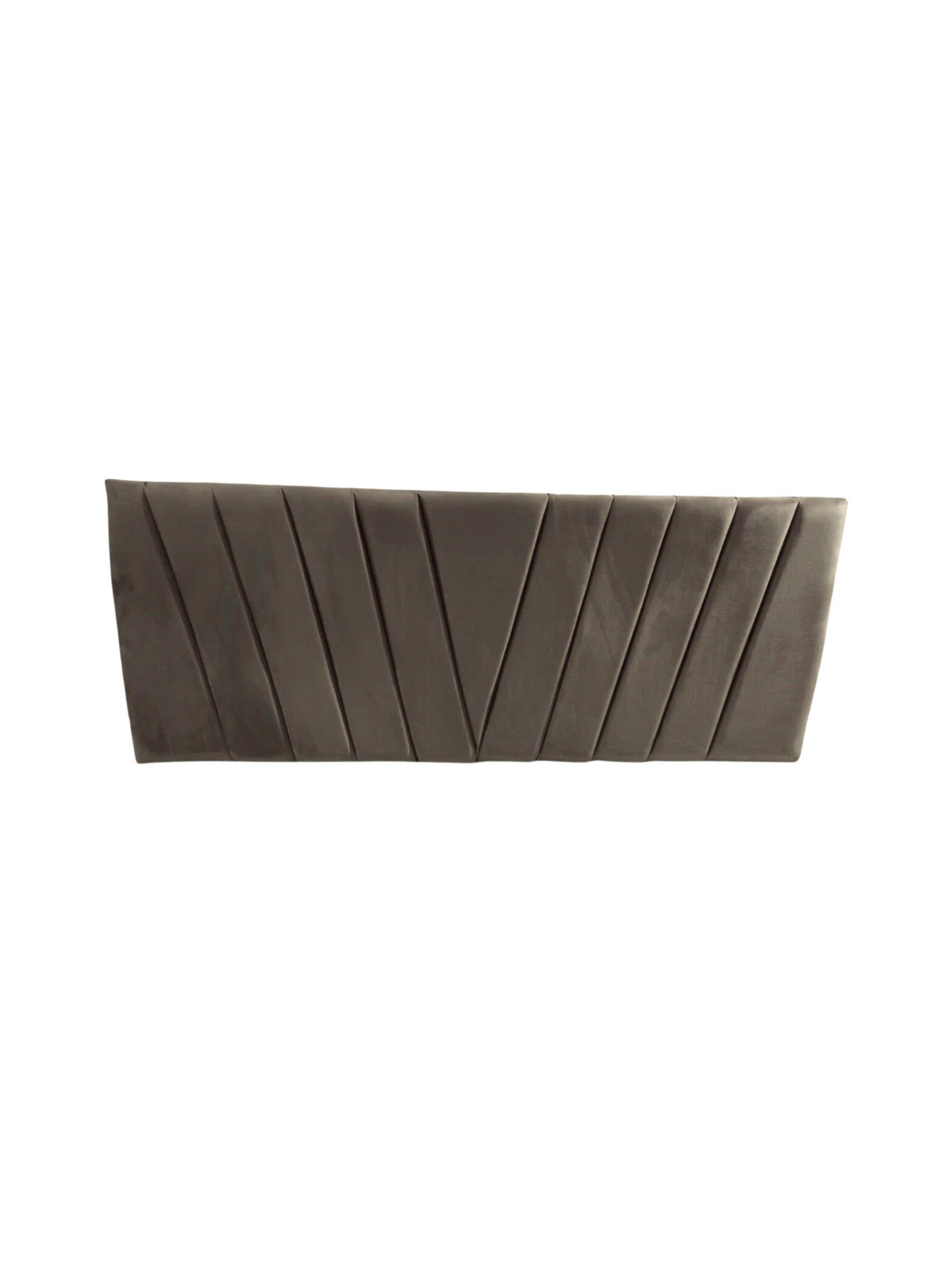 Respaldo Elegante Super King Capitone 200x60 CM Gris Claro Felpa-2