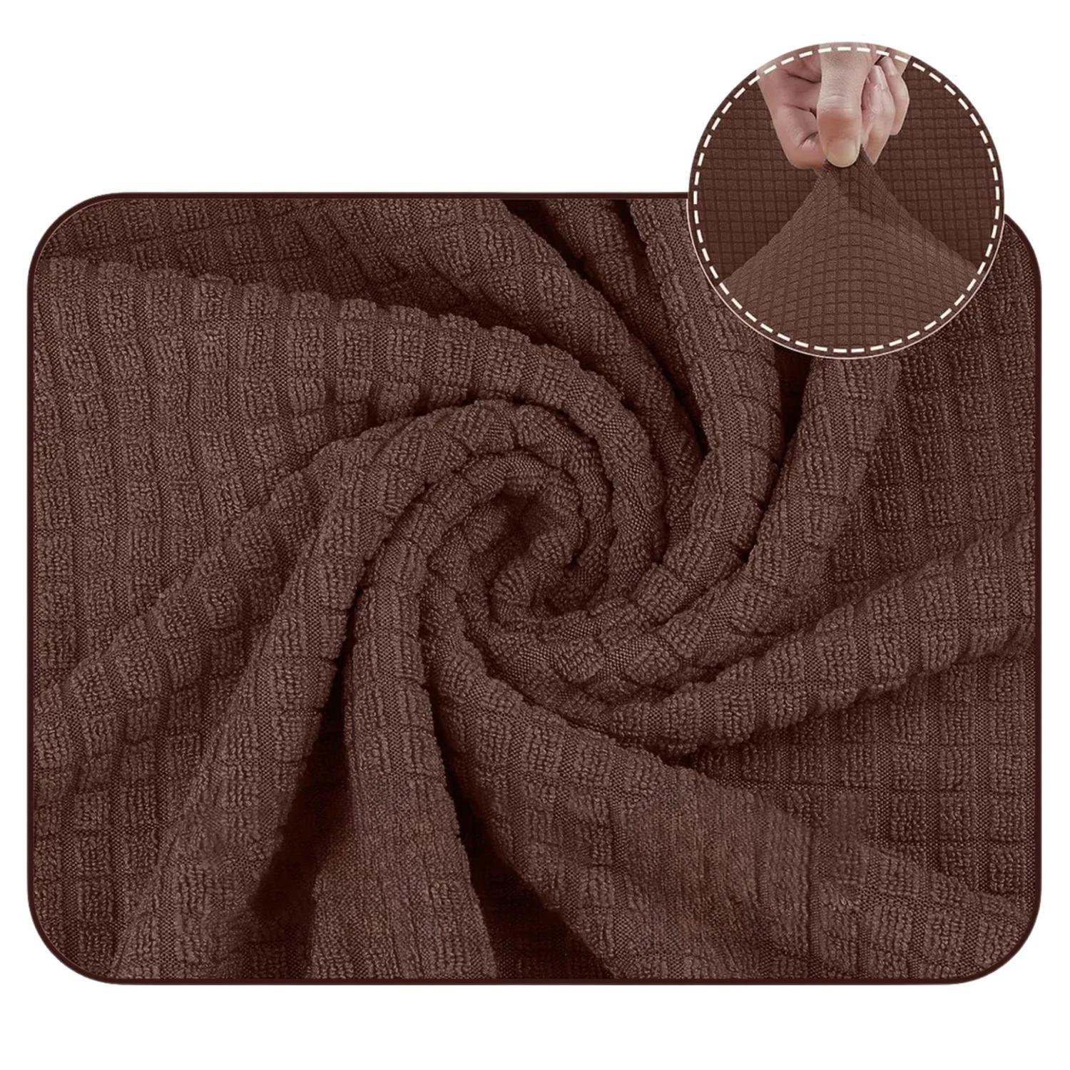 Funda Sofá Cubre Sillón Protectora Elastizada 230 CM Café-2