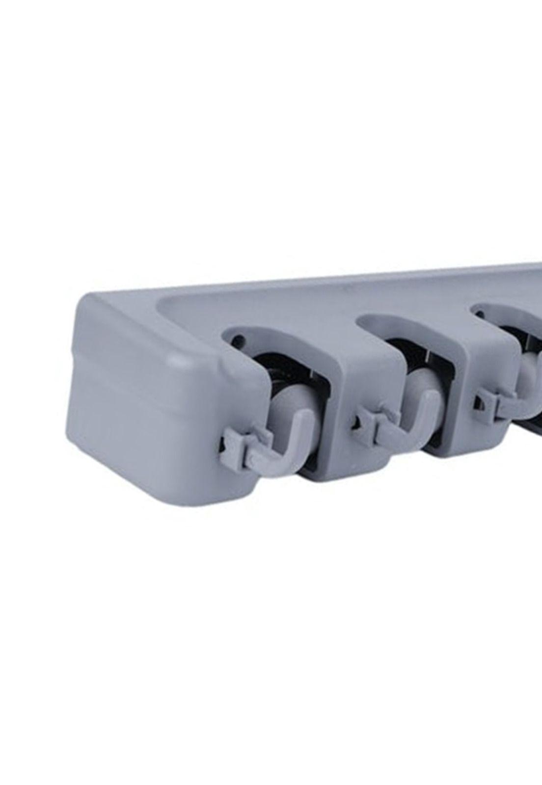 Soporte Organizador Pared Multiuso Escoba Trapero Escobillón 5 Puestos-3