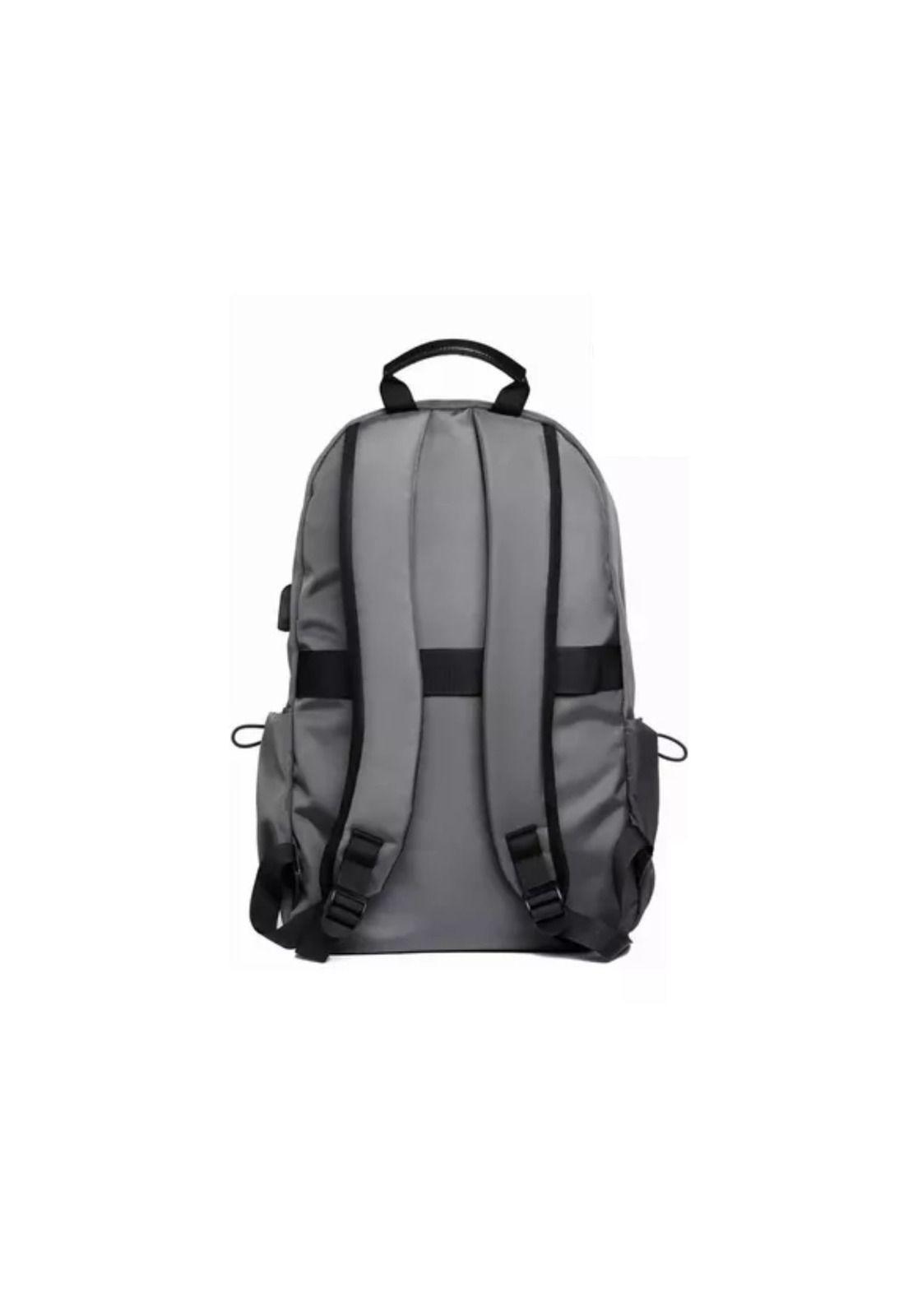 Mochila Impermeable Antirrobo Puerto USB 35 LT Gris-3