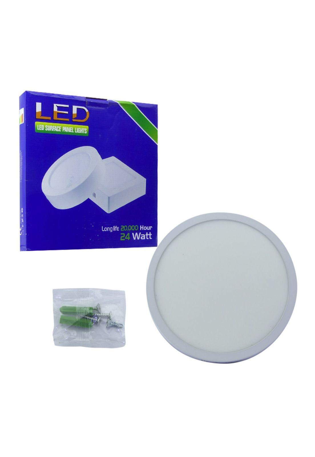 Foco LED Panel Sobrepuesto 24 Watt Luz Cálida-3