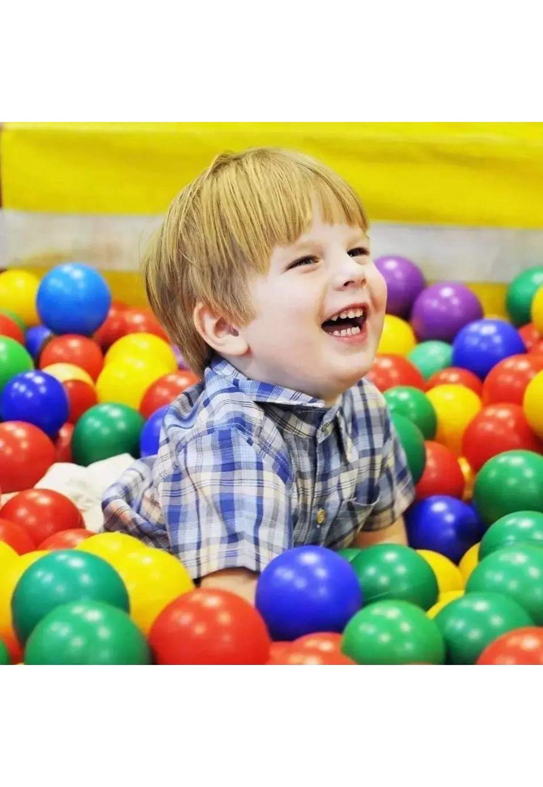 Pack 100 Pelotas Plásticas Piscina Infantil Multicolor-3