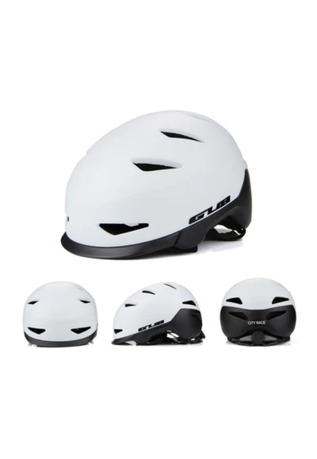 Casco Bicicleta Skate Regulable Profesional L Blanco-5