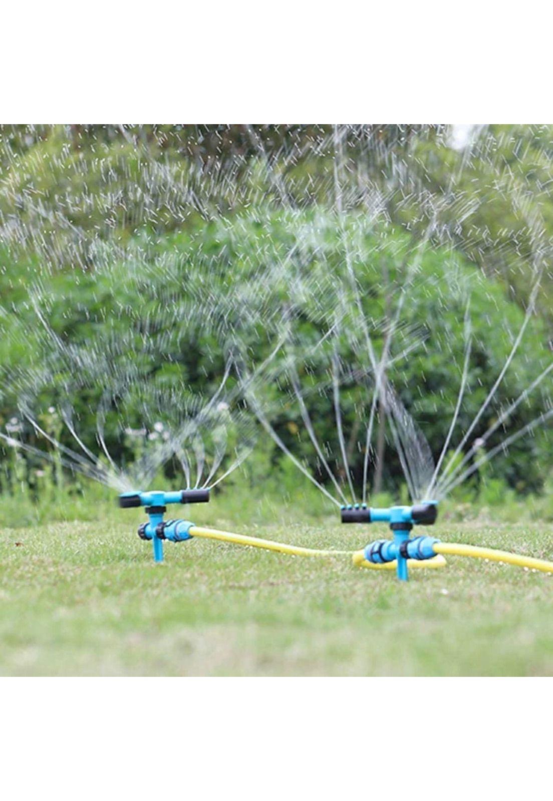 Aspersor Giratorio 360° Rociador Agua Estaca Jardín-2