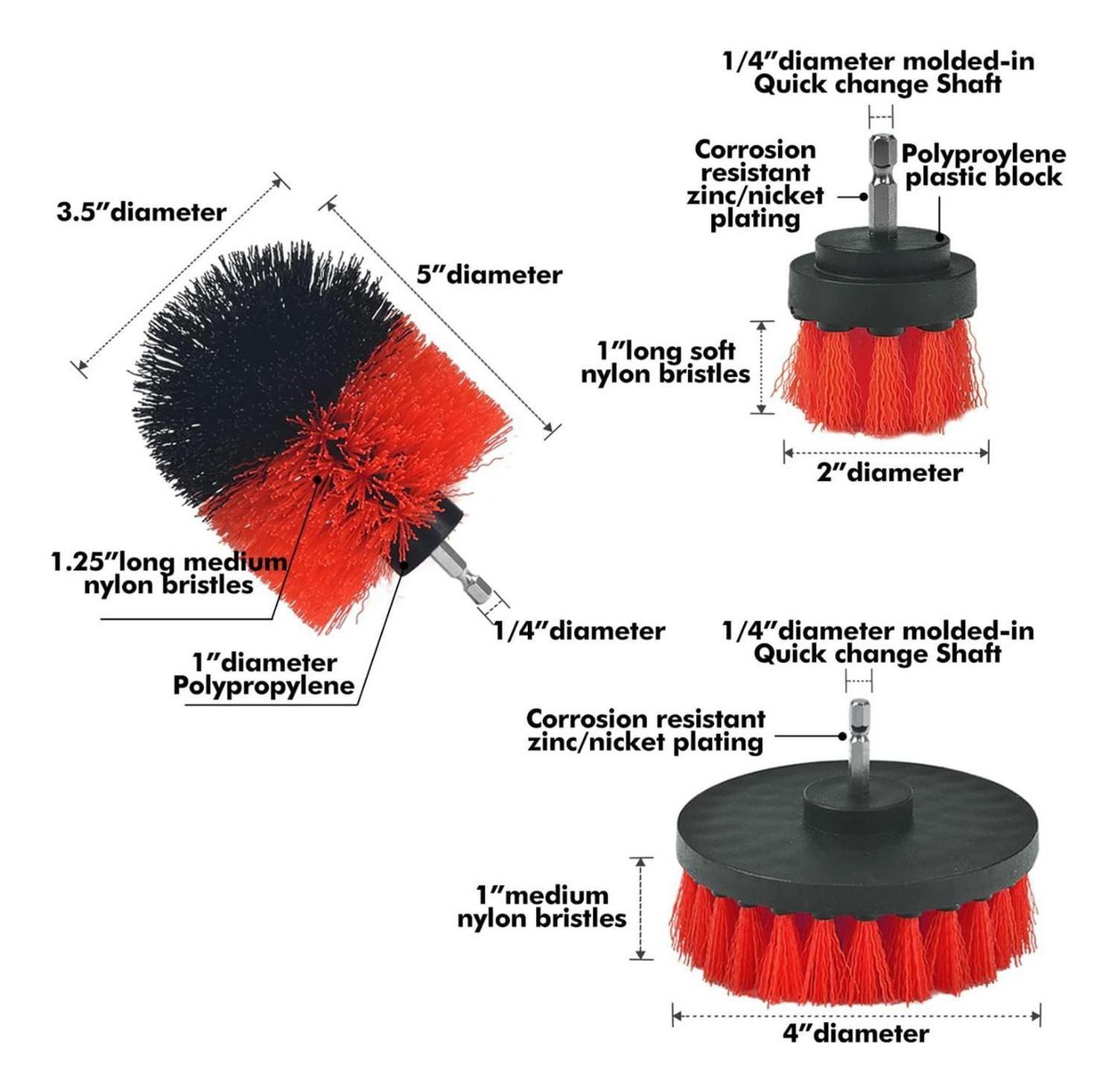 Kit Limpieza 18 Piezas Automóvil Multiuso Interior Exterior-2