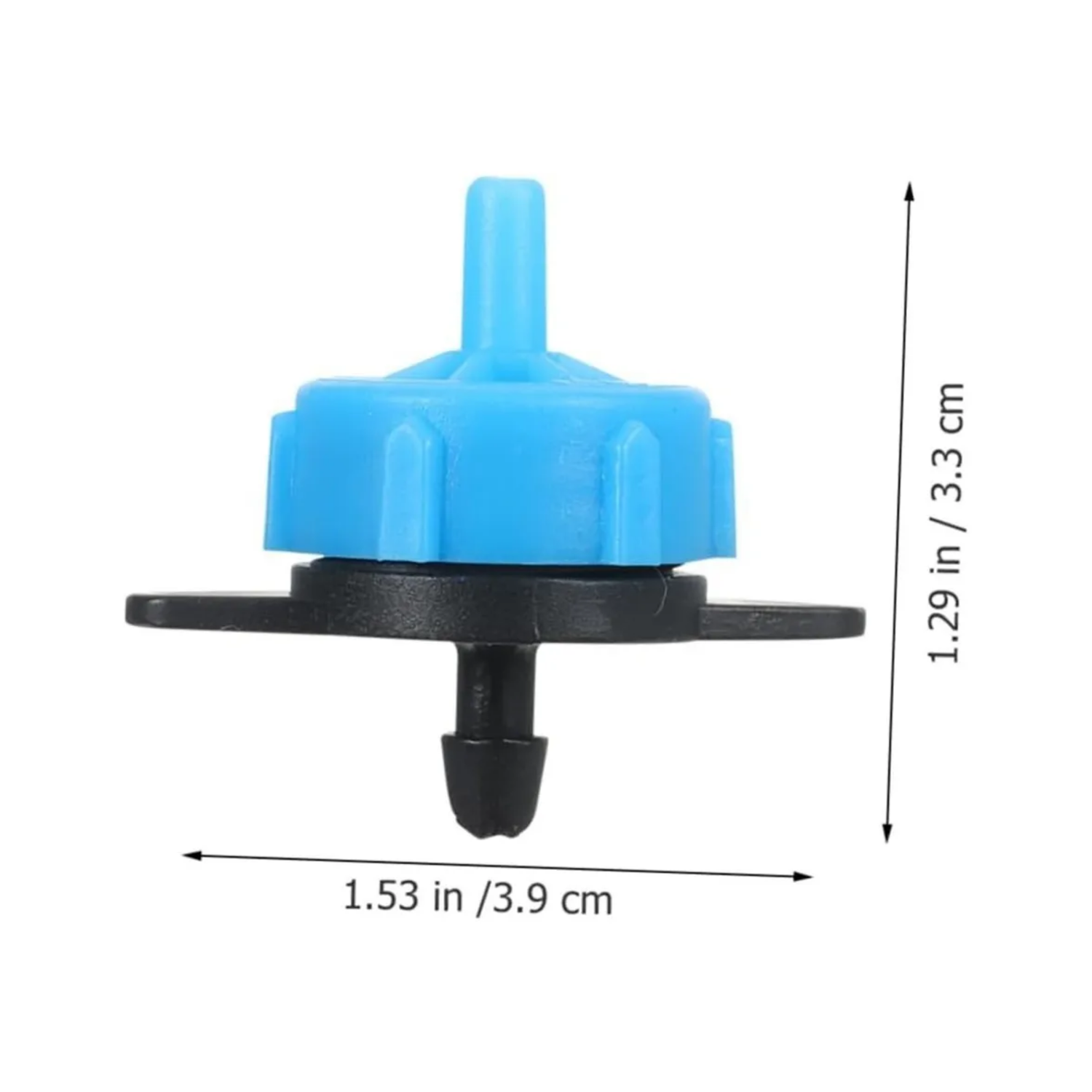 Pack 100 Goteros Autocompensado 4 LT 3,9x3,9x3,3 CM Azul-2