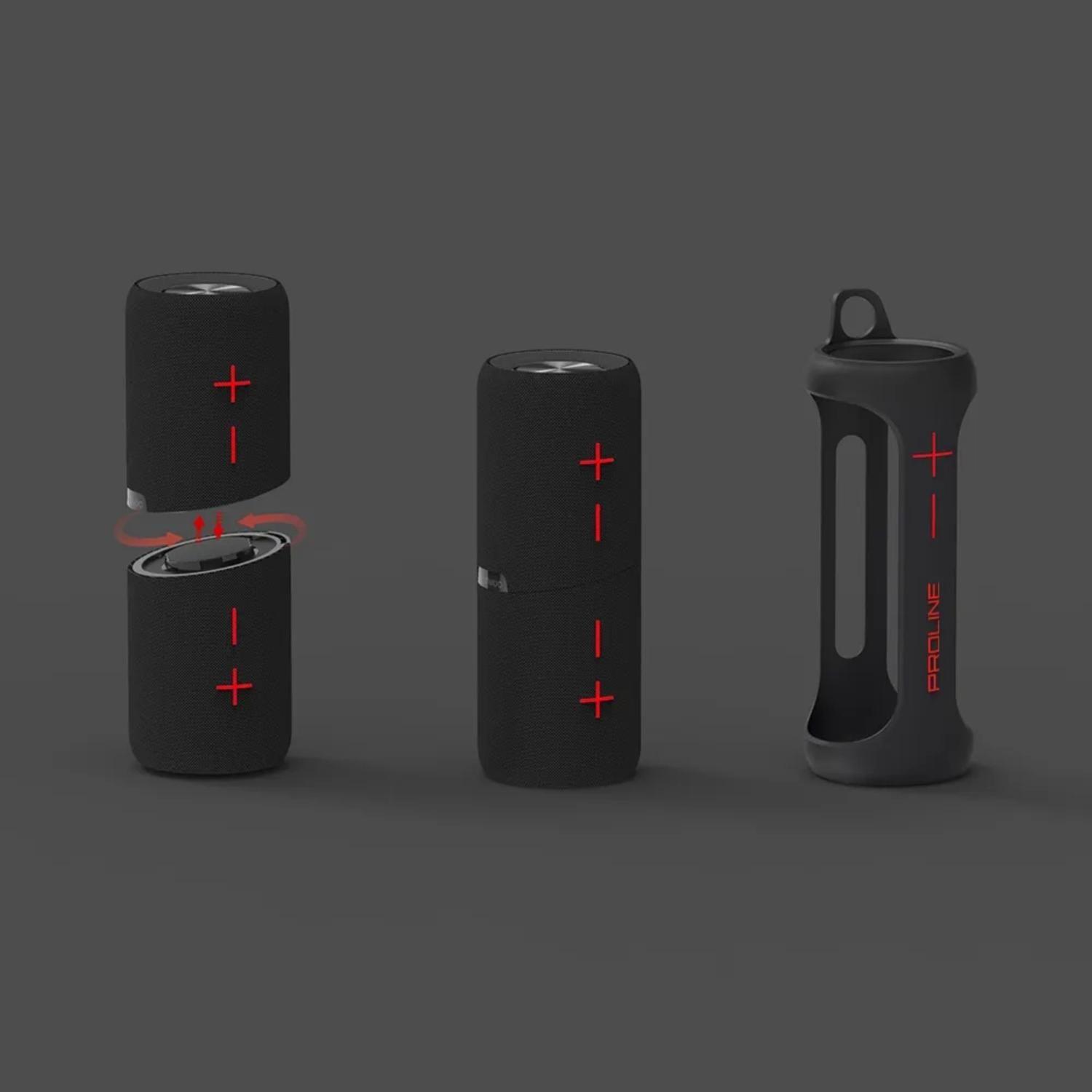 Parlante Mini Bluetooth Portátil Zion Master-G 20 Watt Negro-4